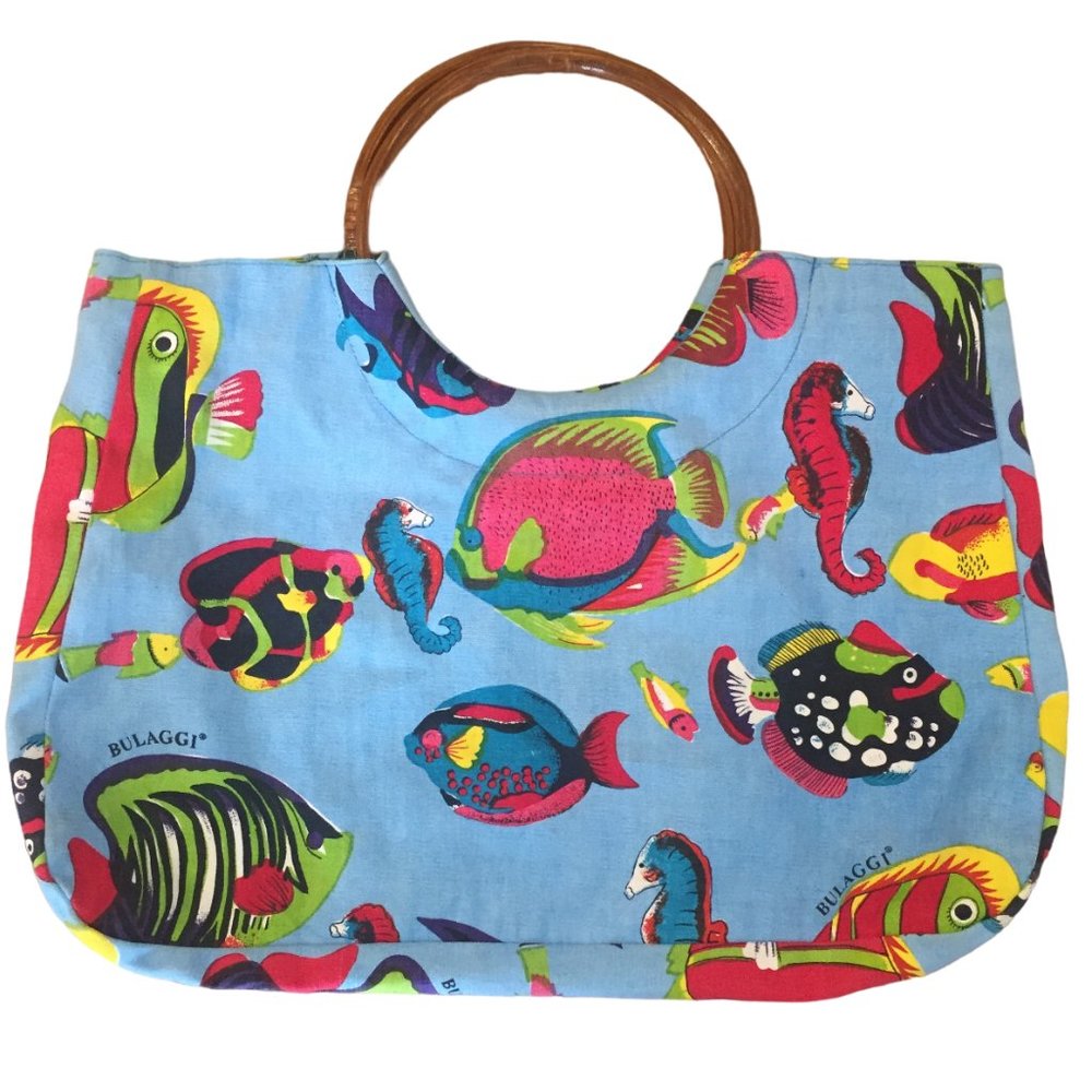 Canvas Handbag / Beach Bag. 18"W x 13"H